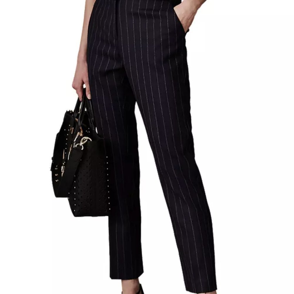 REISS Piper trouser tailored Navy NWT - Picture 8 of 8